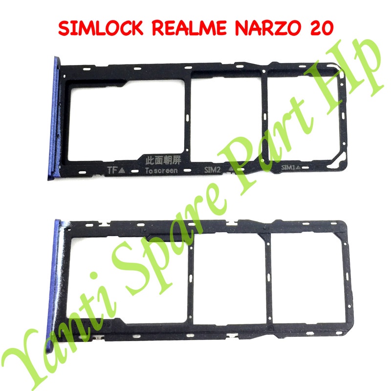 Simtray Sim Lock Realme Narzo 20 20 Pro Original Terlaris New