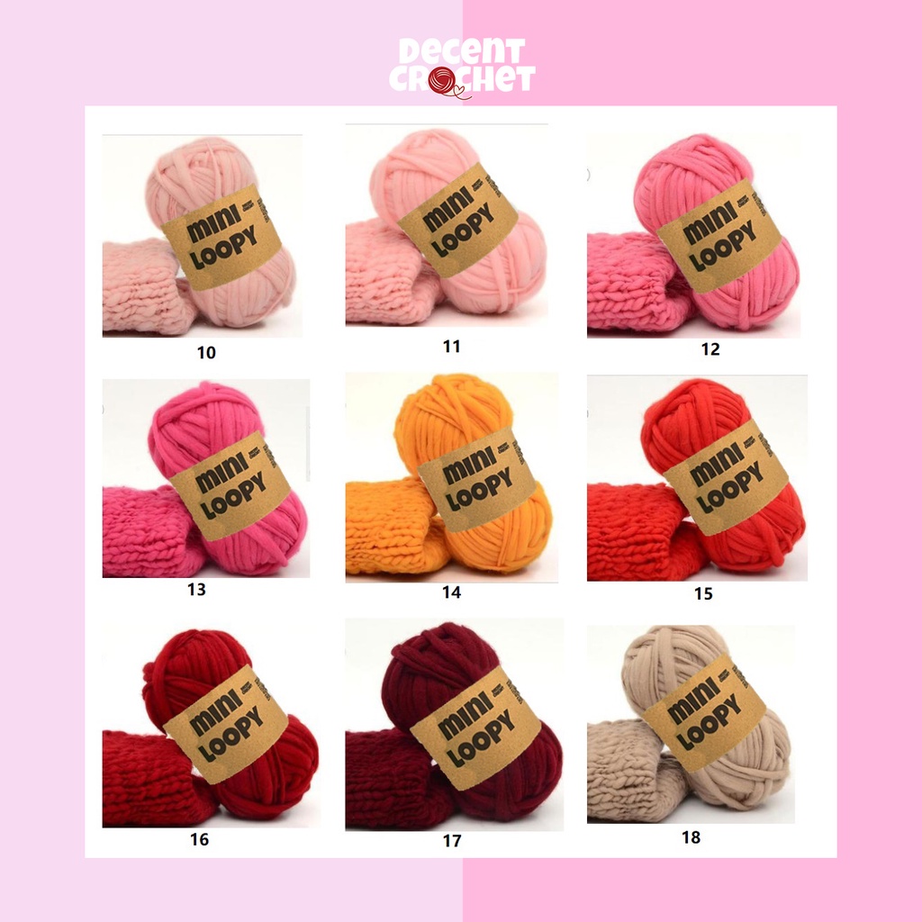 [01-20] Benang Rajut / Weaving Mini Loopy