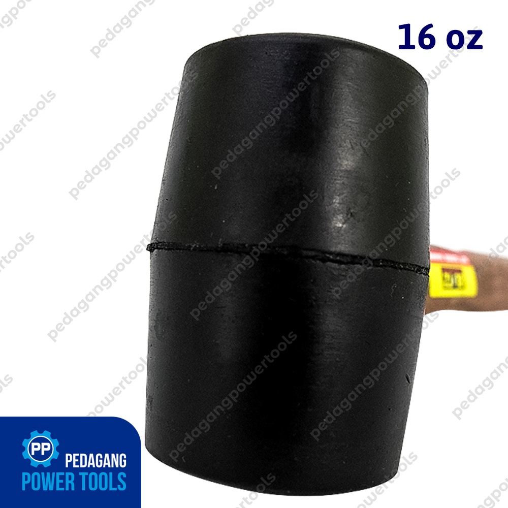 BLITZ PALU KARET 16 OZ GAGANG KAYU 16OZ RUBBER MALLET HAMMER