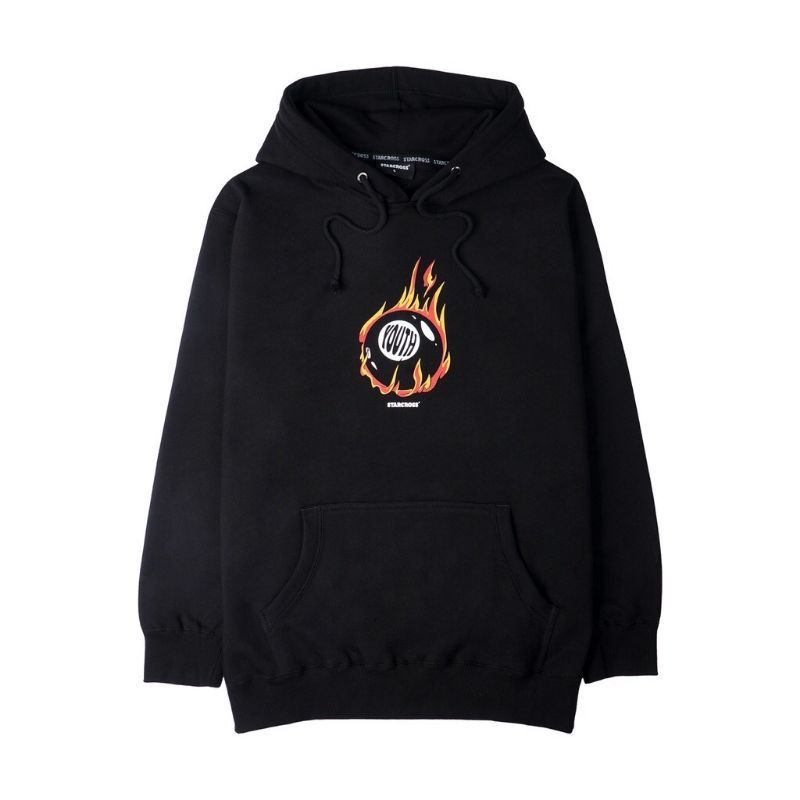 STARCROSS HOODIE PULLOVER BLACK BALLFIRE DISTRO PRIA