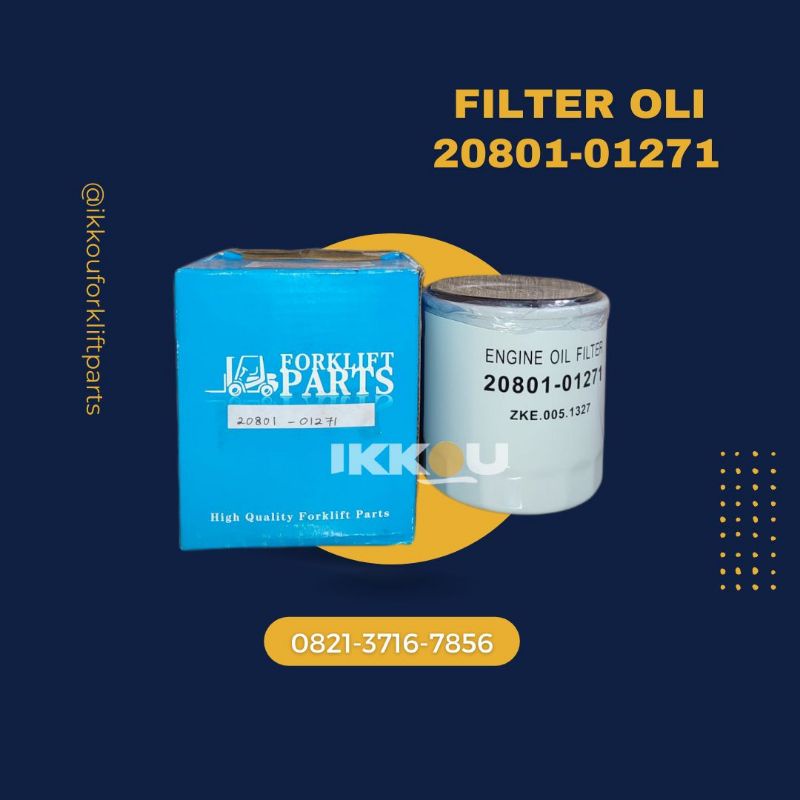 FILTER OLI FORKLIFT 20801-01271 - SPARE PART FORKLIFT