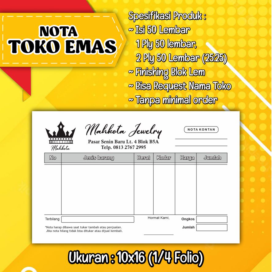 

NOTA TOKO EMAS 003