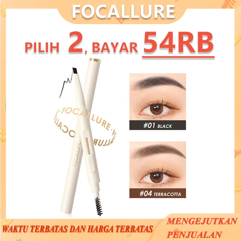 Focallure Waterproof Eyebrow Pencil With Soft Nib High Color Eye Brow Pen FA202