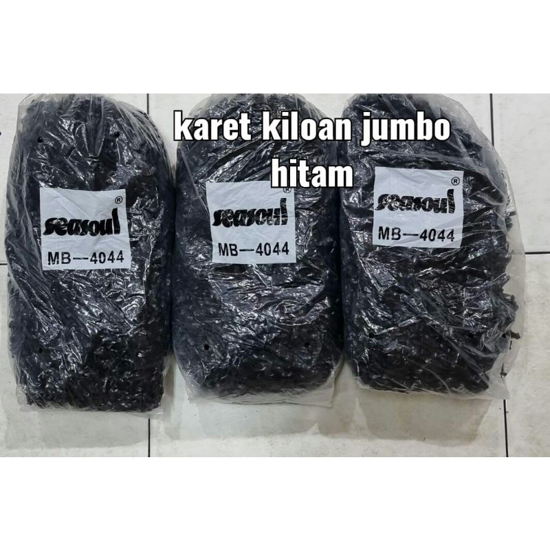 1kg Karet Jepang Kiloan|Karet Jumbo Hitam