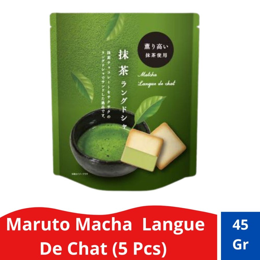 

Maruto Macha Langue De Chat/Biskuit Lapis Macha Cream 5pcs (45 gr)