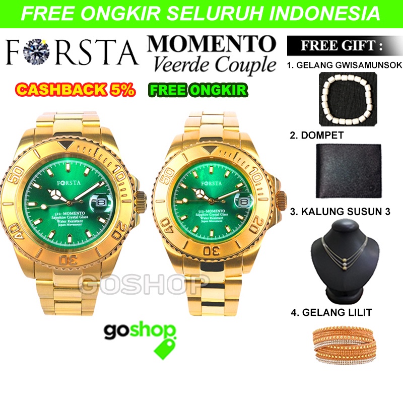 Forsta Momento Veerde 512 Pria / Wanita / Couple - Jam Tangan Kesehatan
