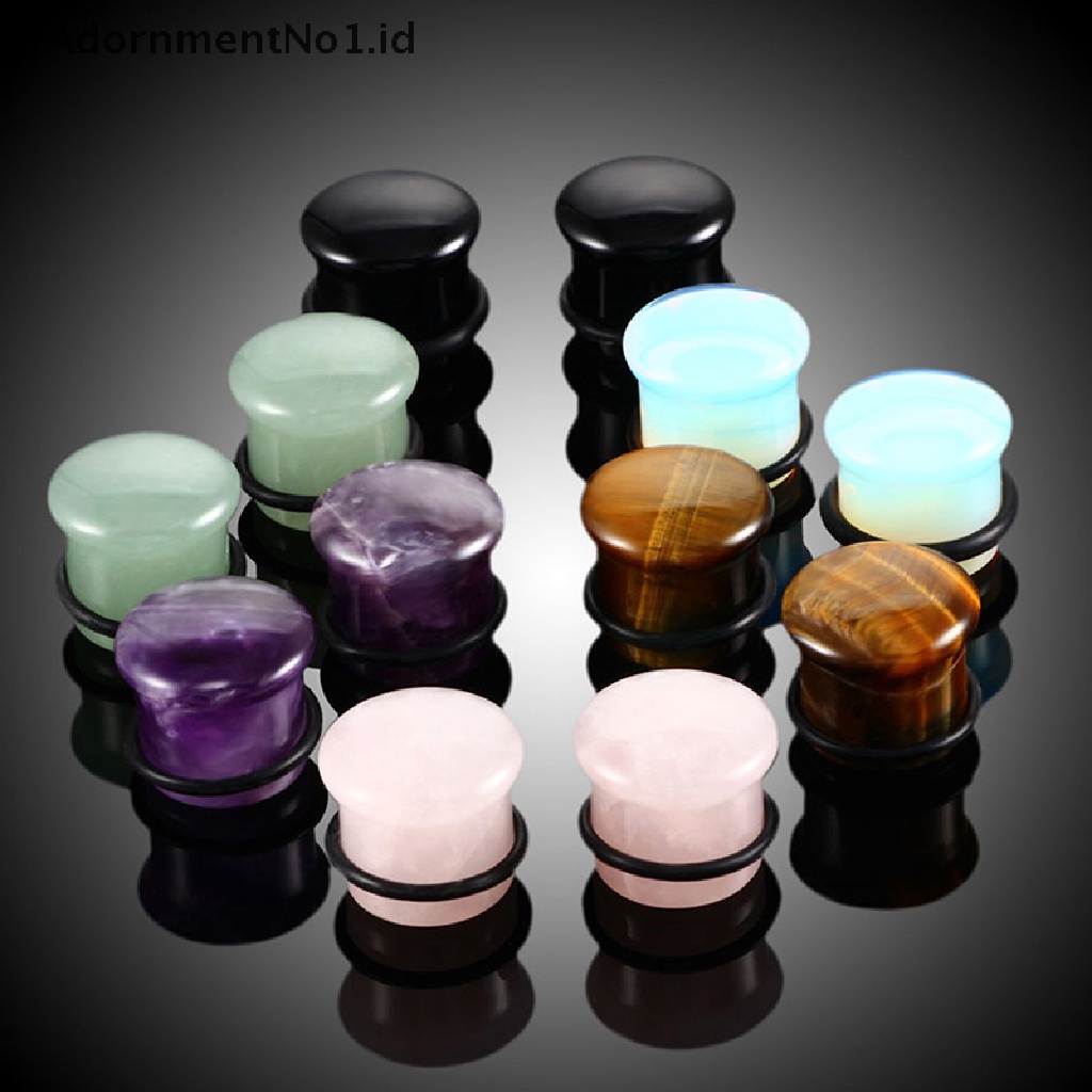 [AdornmentNo1] Ear PlugGauge Earrings Ear Plug Penyumbat Telinga Perhiasan Expander Terowongan Daging [ID]