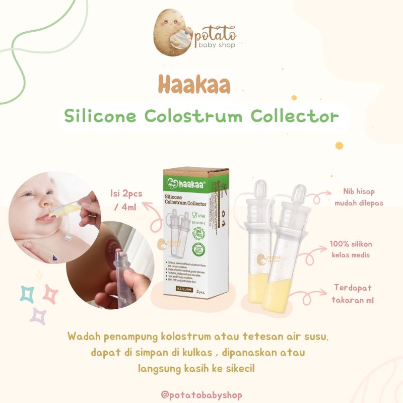 Haakaa Silicone Colostrum Collector Pre-sterilised