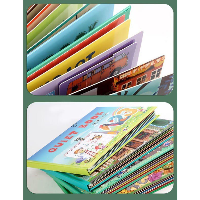 Mainan Edukasi - Quiet Book / Busy Book / Mainan Buku Kreatif Montessori / Mainan Bongkar Pasang