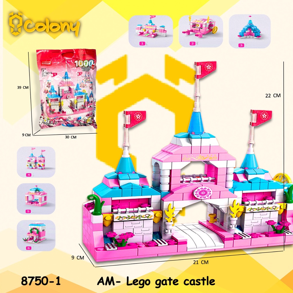 PROMO AM-Lego Blok Block Balok Bricks Tumpuk Set Mainan Anak Hobi Koleksi Model Kit