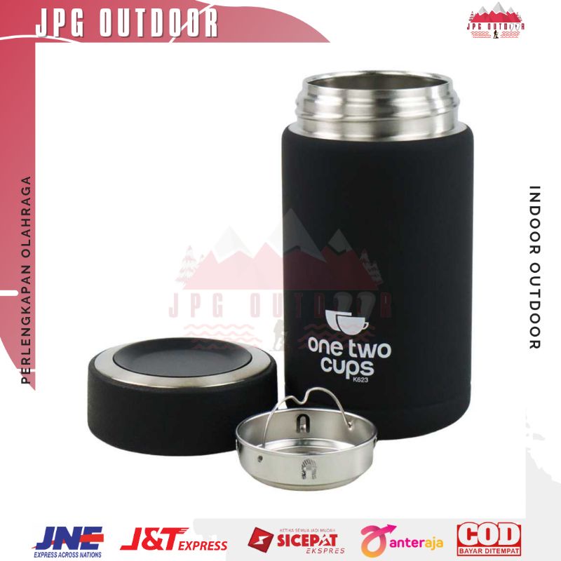 Botol Minum Thermos Mini Stainless Steel 400ml Travel Outdoor Portable