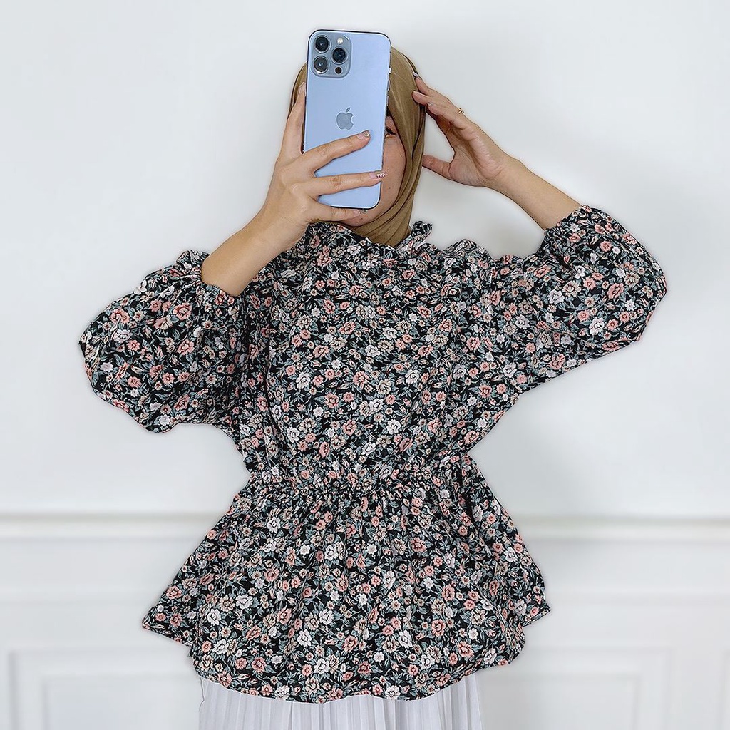 AFI - MC - Flowy Blouse Vintage Korean Blouse | Olla Blouse | Sesa Blouse