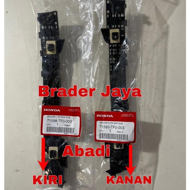 Dudukan Breket Bracket Bemper Bumper Belakang Kanan Kiri Jazz Ge8 S Rs