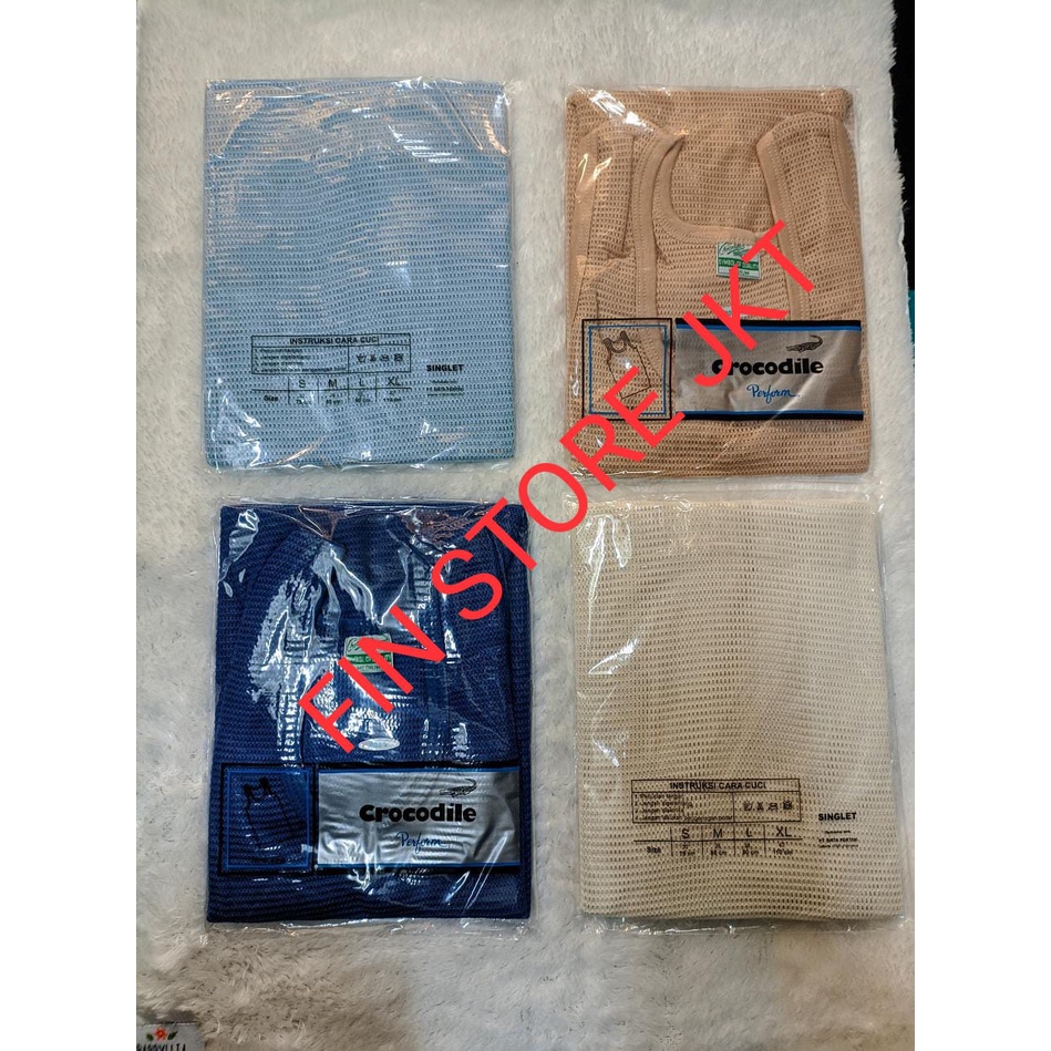 SINGLET PRIA CROCODILE 803 JALA WARNA