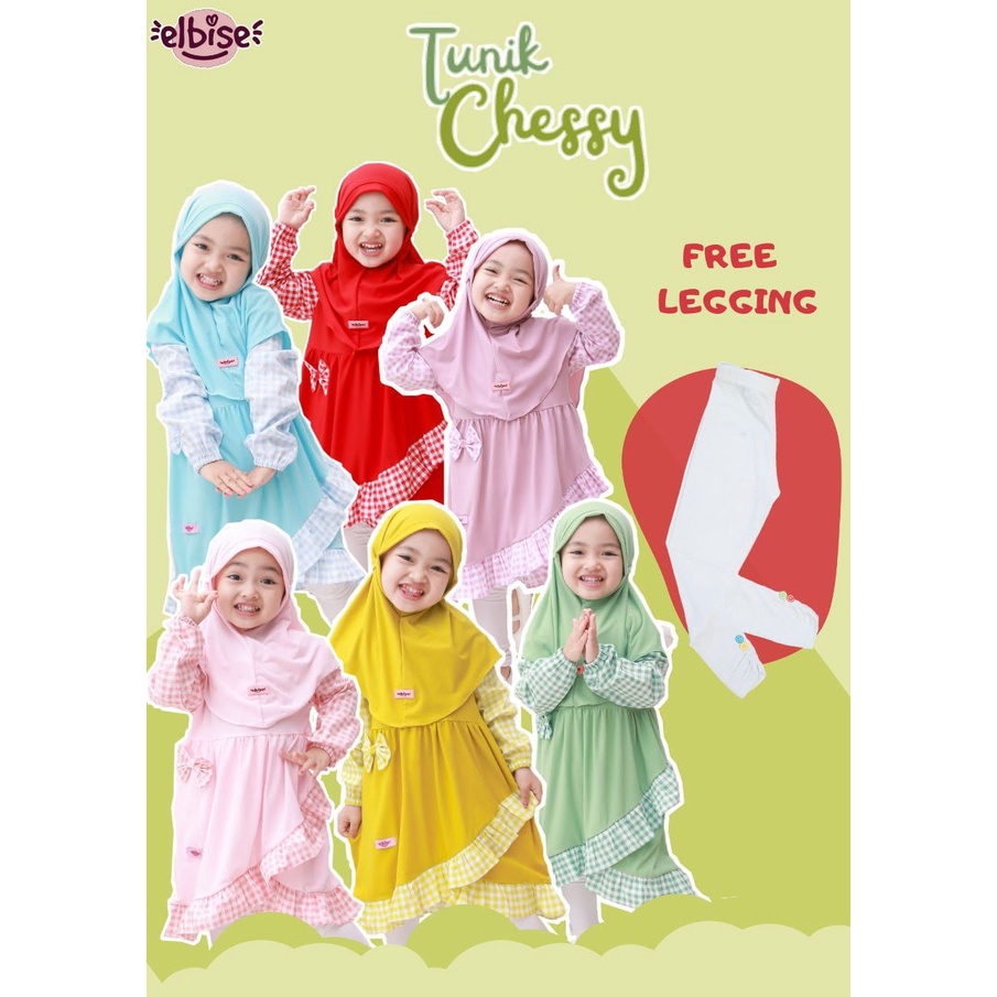 PROMO SETELAN ANAK TUNIK CHESSY ELBISE