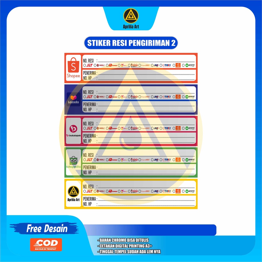

STIKER Label RESI Pengiriman OLSHOP