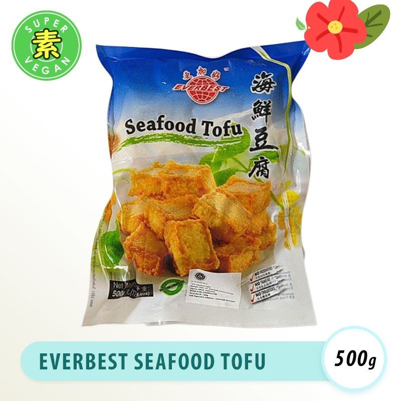 

Everbest Seafood Tofu Vegetarian 500 Gr / Tahu Hai Sien Tau fu Vegetarian