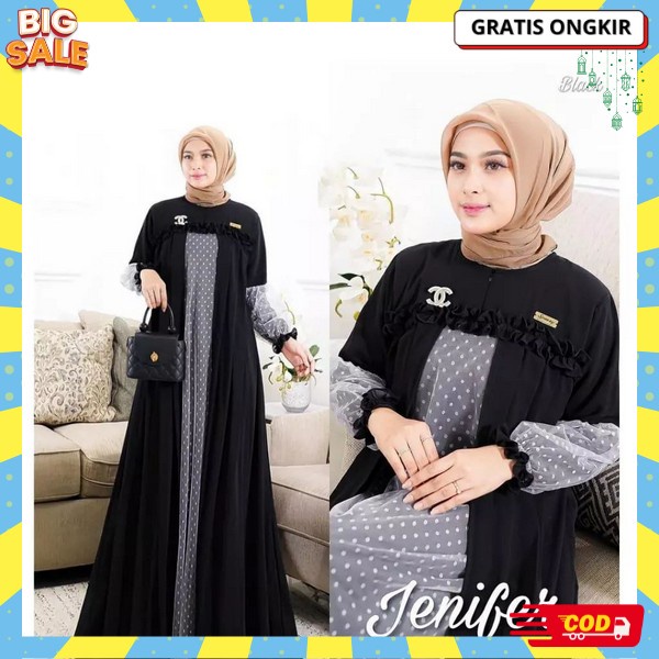 Baju Dress Polos Tanggung Ibu Hamil Gamis Terbaru Wanita Muslim Syari Games Kekinian Bsju Ibu2 Konda