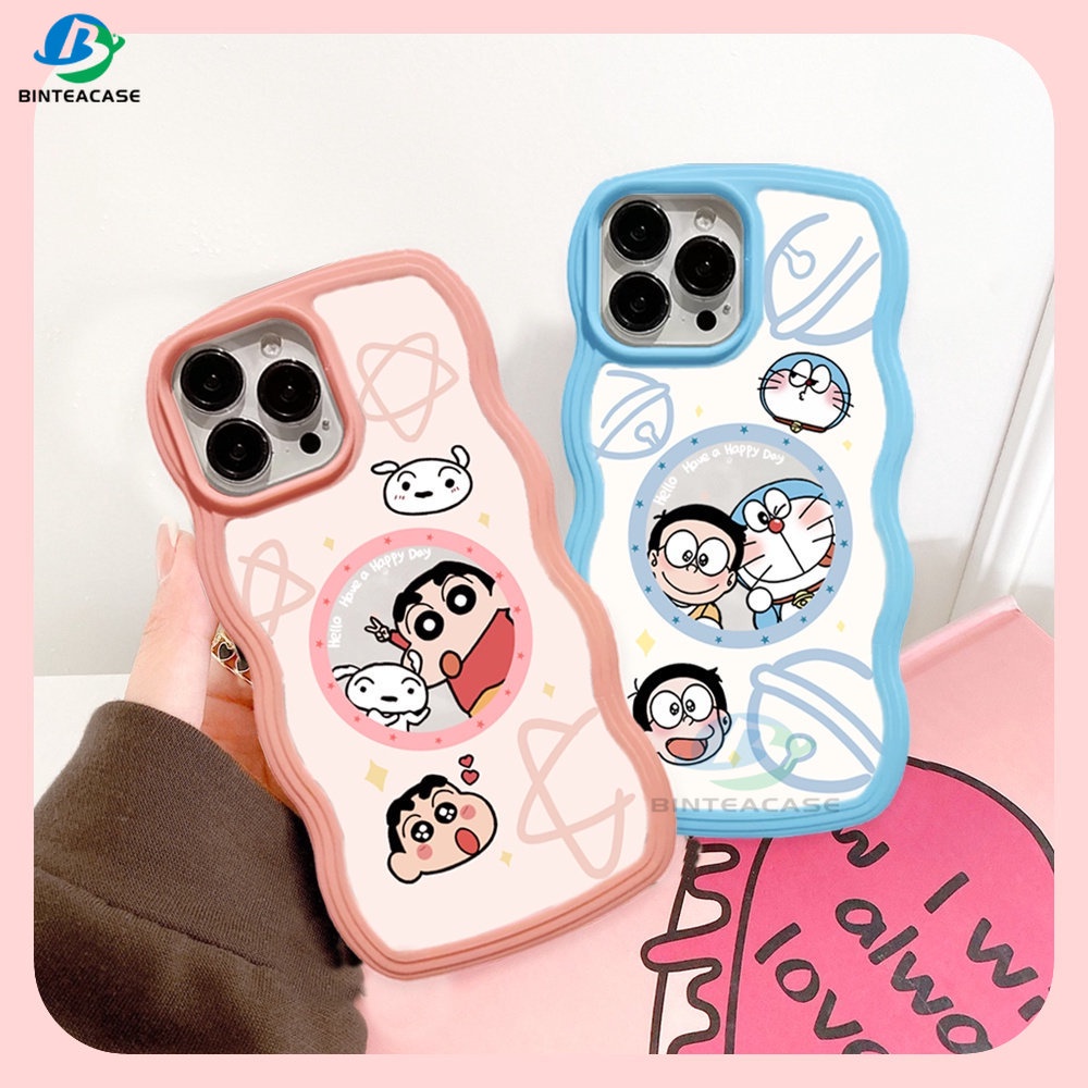 Casing TPU Redmi Note 11S 11 Pro 10C 10A 9C 9T 9A 10 5G 10S 9 8 Poco X3 Pro NFC Motif Doraemon