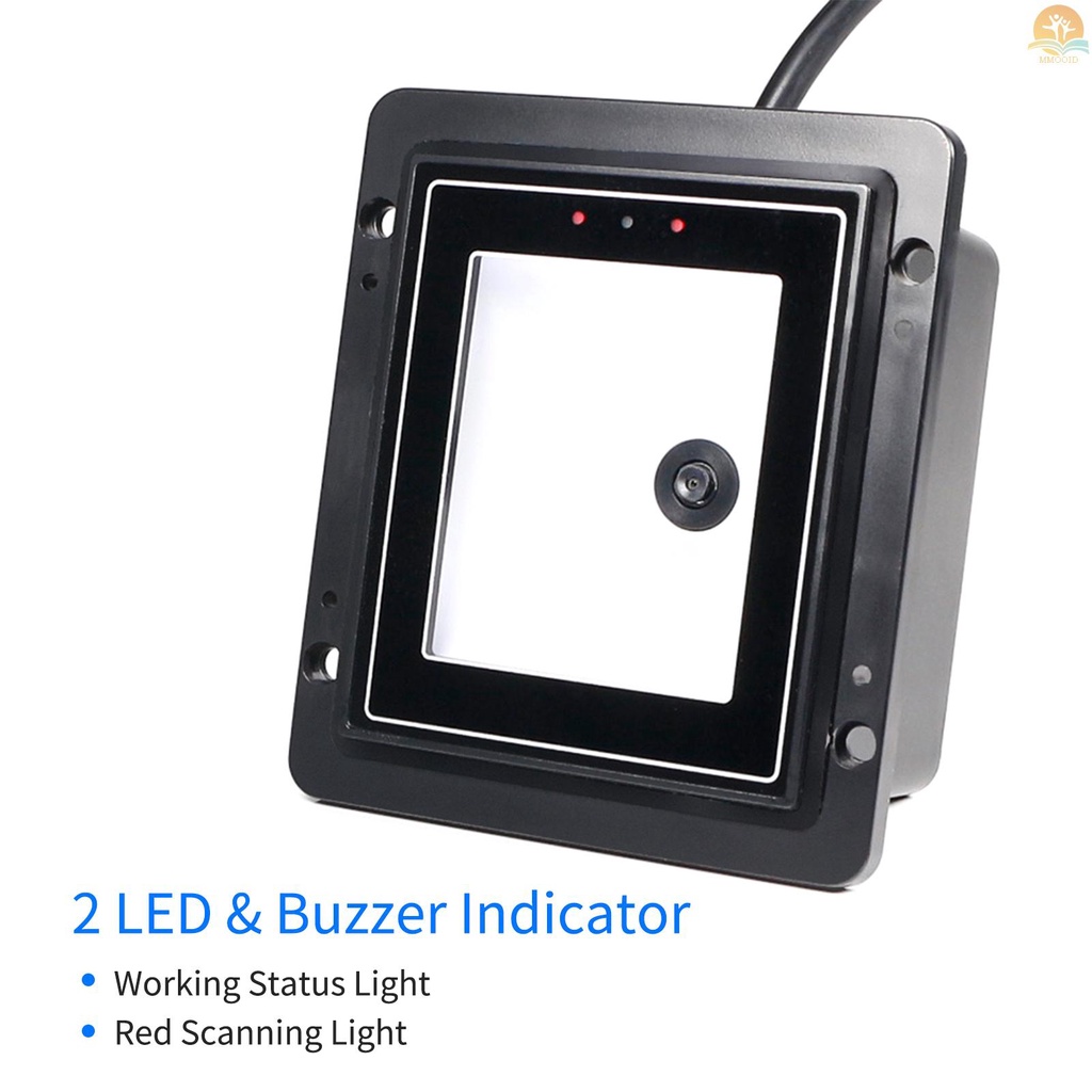 [MMOI] Barcode Scanner 1D 2D Tertanam QR Bar Code Reader Module Scanner RS485 Sambungan Port Scanning Otomatis Untuk Tiket Mesin Gerbang Cek Pembayaran Handphone