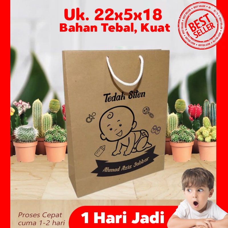 

Tas Ulang Tahun Anak Midle Uk. 22x5x18 cm / Tas Kertas Ulang Tahun Anak Murah Bebas Desain Suka2