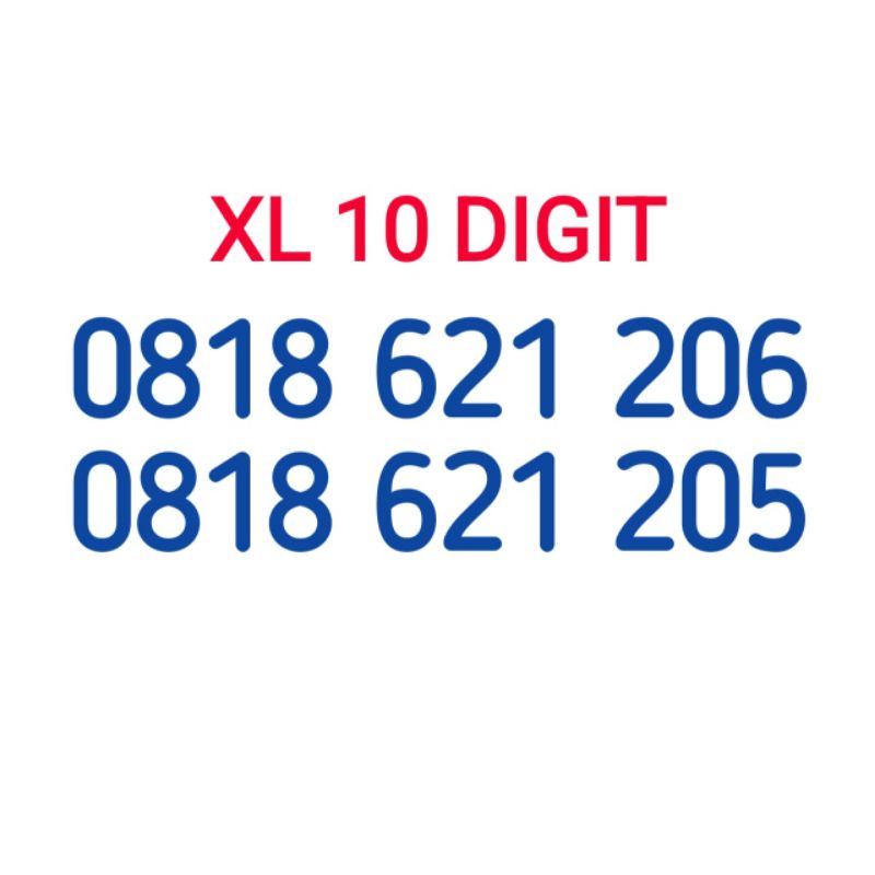Kartu perdana xl 10 digit 4g murah