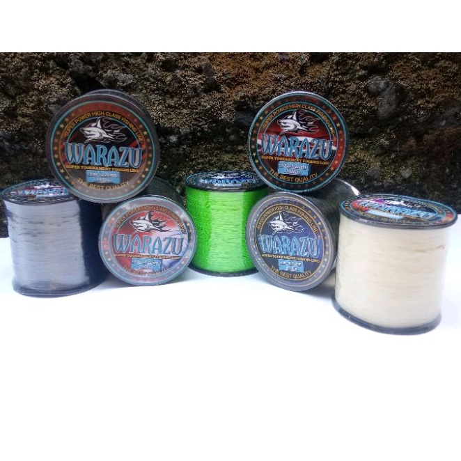 WARAZU FISHING LINE WARNA bisa COD (SENAR PANCING ANTI KRITING,ELASTIS,KUAT,TAHAN GESEKAN dan MUDAH 