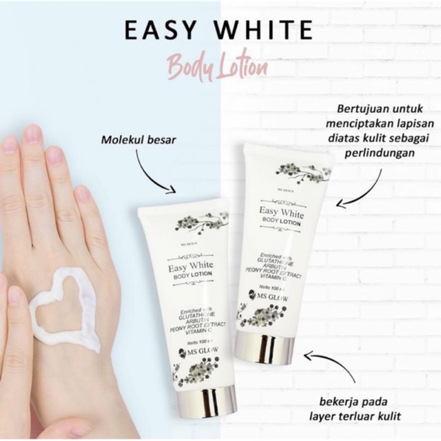 Ms Glow Easy Body Series White Body Lotion