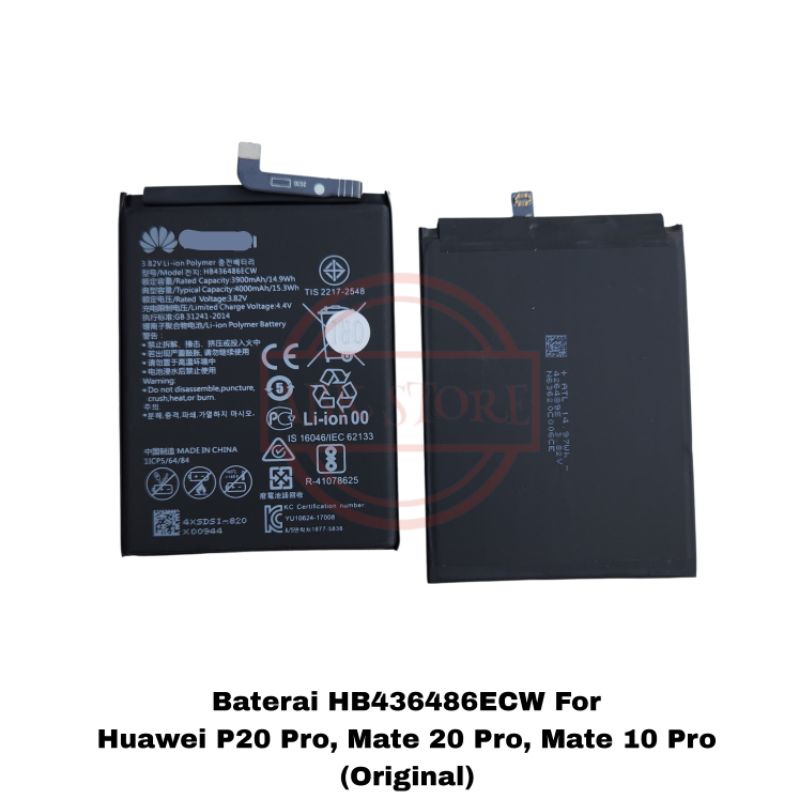 BATERAI BATTERY HB436486ECW FOR P20 PRO / MATE 10 PRO / MATE 20 PRO ORIGINAL