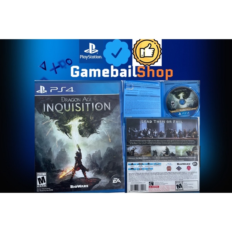 PS4 Game - Dragon Age Inquition ( Reg All / English ) Kaset Game BD PS4 Fisik