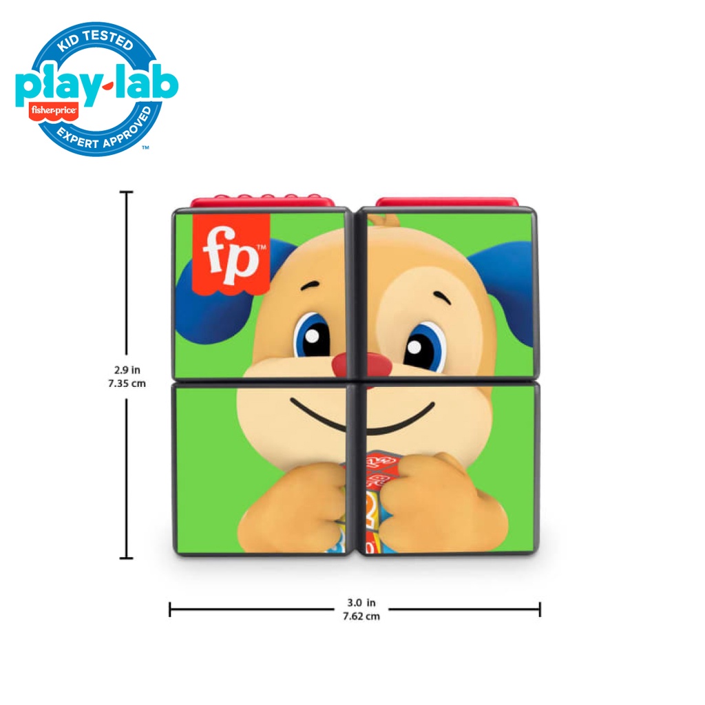 Fisher Price Baby Puppy's Activity Cube - Mainan Edukasi Anak