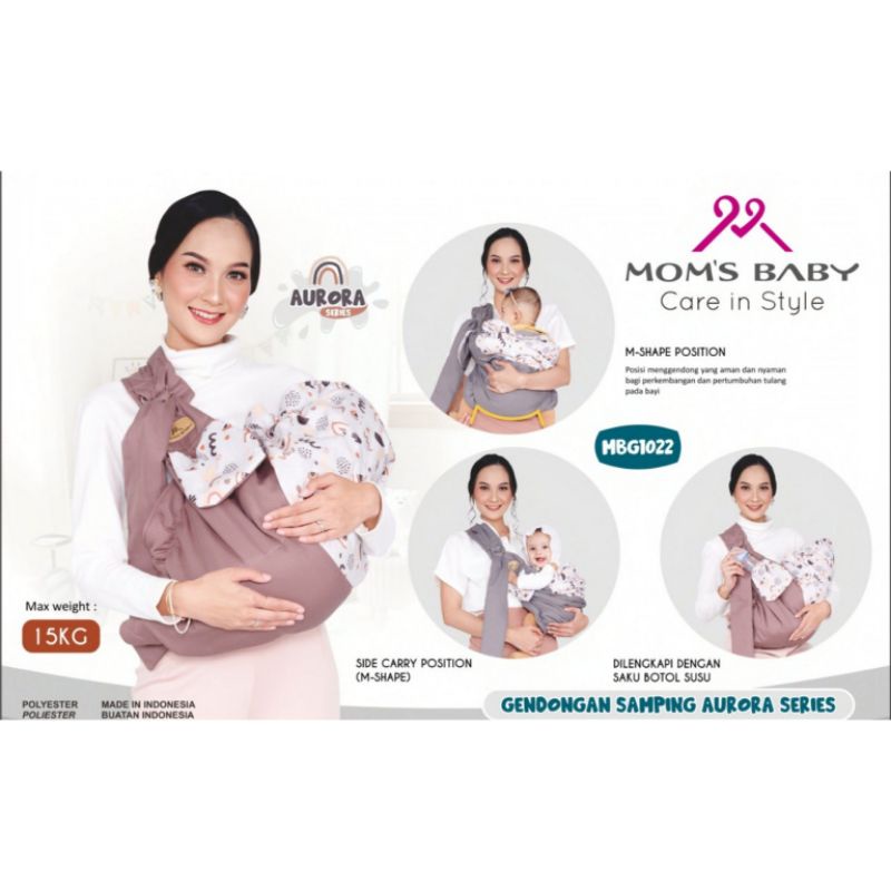 Moms Baby Gendongan Samping Aurora Series