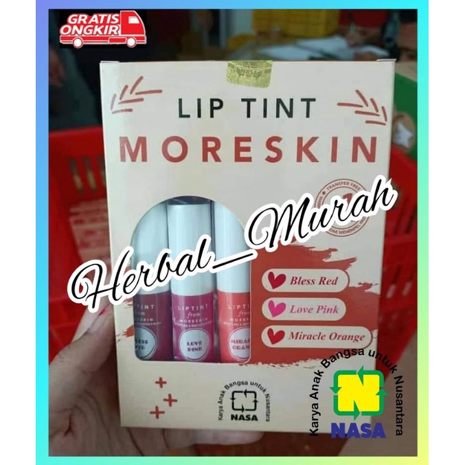 Lip Tint produk baru Nasa/lipstik tiga varian warna