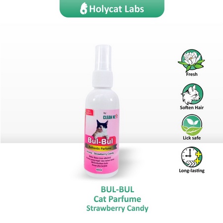 BUL BUL parfum kucing anjing Aman Terjilat Non Alkohol Wangi Sepanjang Hari 60 ML