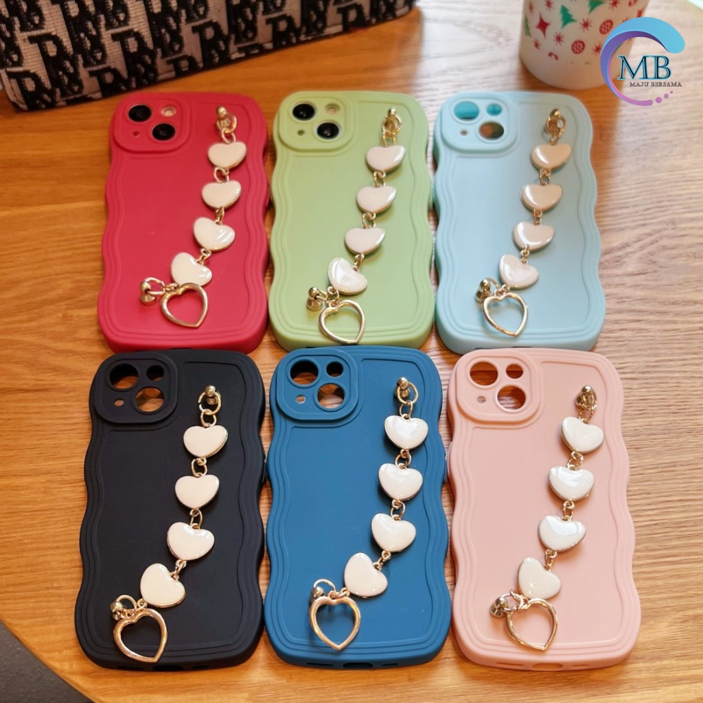 GC05 SOFTCASE GELOMBANG RANTAI LOVE FOR XIAOMI REDMI 5A A1+ 6A 8 8A PRO 9 9A 9C 10A 9T 10 10C C40 NOTE 4 4X 5 7 8 9 10 11 12 PRO 5A PRIME POCO M3 M5 X3 PRO X3 NFC MB4298