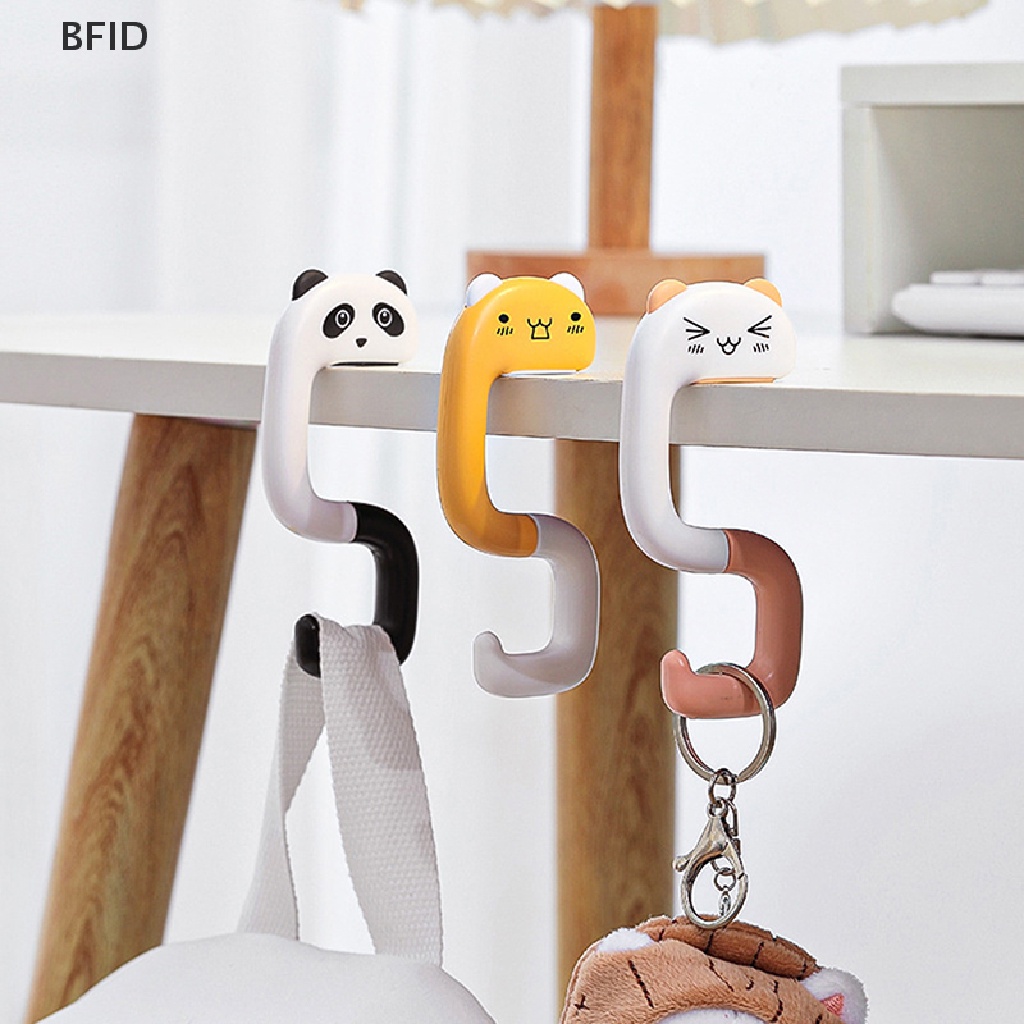 [BFID] Gantungan hook Tas Lipat Portable Lucu Dompet Handbag Holders Foldable Table hook Wanita Handbag Organizer Meja Kantor Kait Samping [ID]