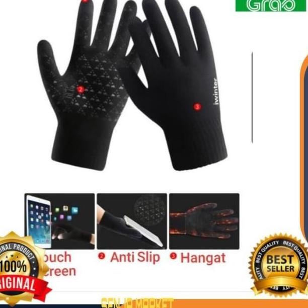 XO332 TOPI KUPLUK SYAL SARUNG TANGAN MUSIM DINGIN WINTER GLOVES PRIA W E54545R