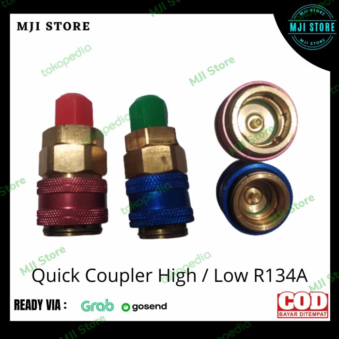 Fitting Nepel Adaptor Ac Mobil Quick Coupler