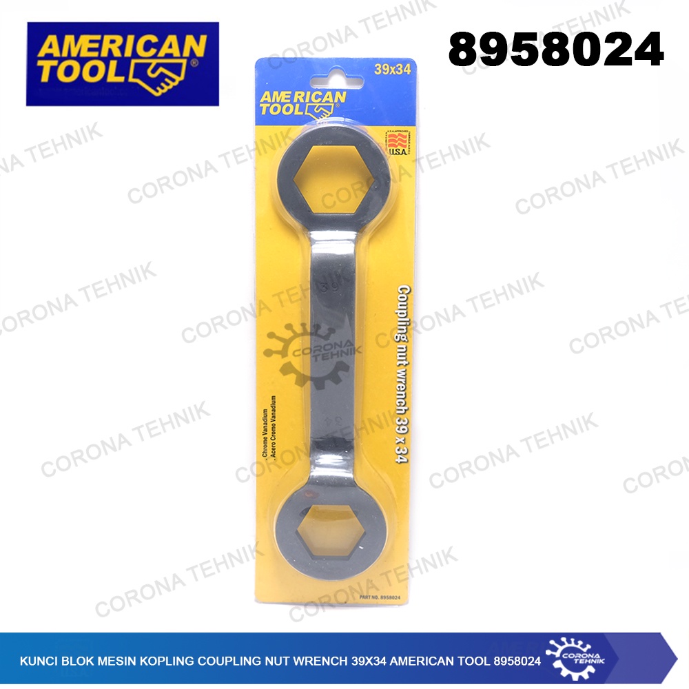 American Tool Kunci Blok Mesin Kopling Nut Wrench