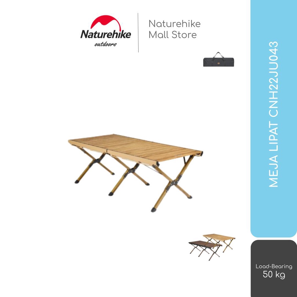 MEJA LIPAT ALUMINIUM PORTABLE CAMPING OUTDOOR NATUREHIKE CNH22JU043