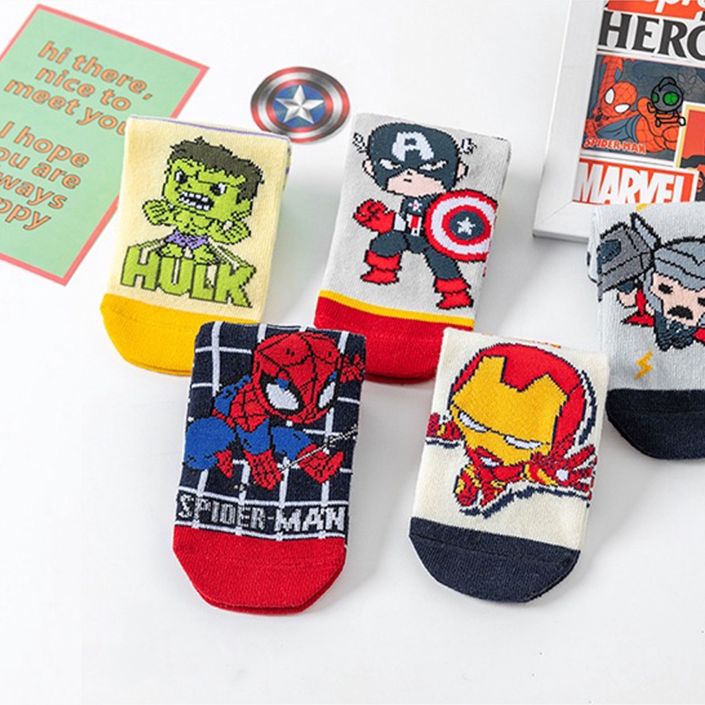 TK Kaos Kaki Anak Karakter Socks Anak Super Hero KK041