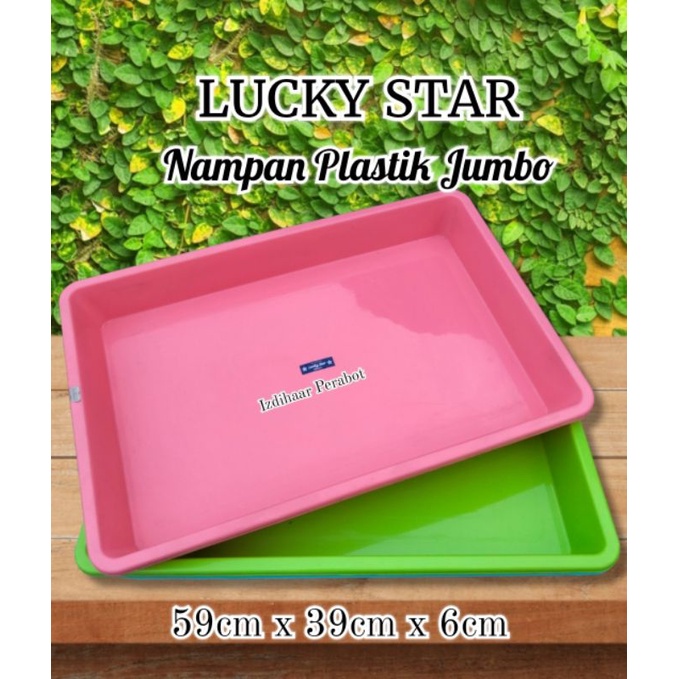 LUCKY STAR Nampan Plastik Jumbo Besar