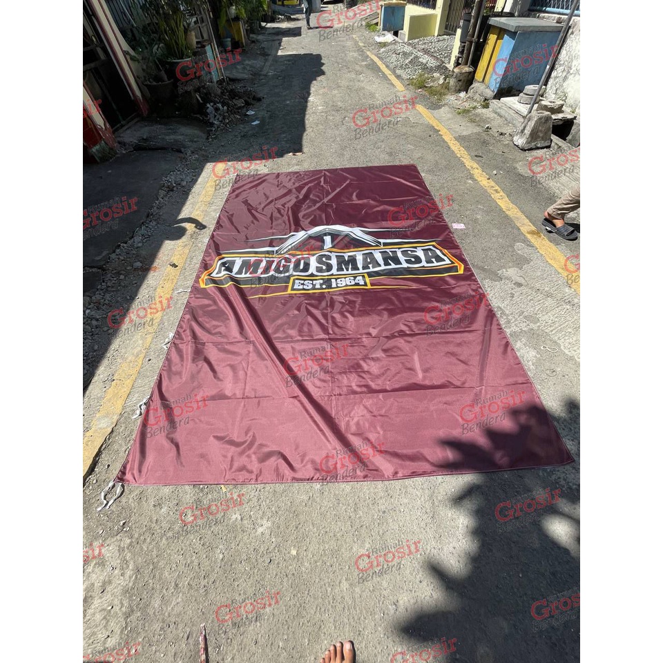 Cetak Bendera / Custom Giant Flag Printing 2x3m