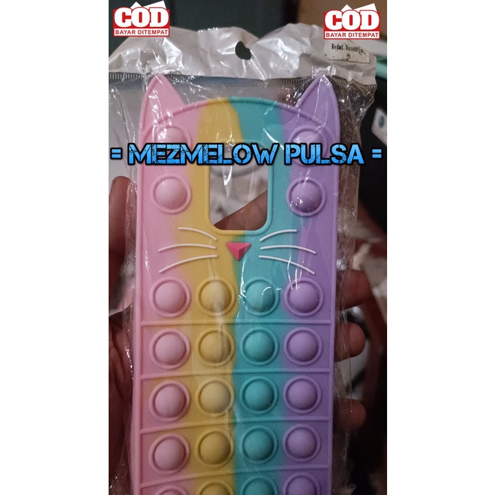 Casing Case Lembut Soft Case POP IT 3d karakter Kucing Sofcase XIAOMI REDMI 9A / XIAOMI REDMI NOTE 9