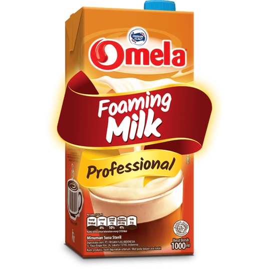 Omela Susu Foaming Milk 1000ml (isi 12pcs) - DUS