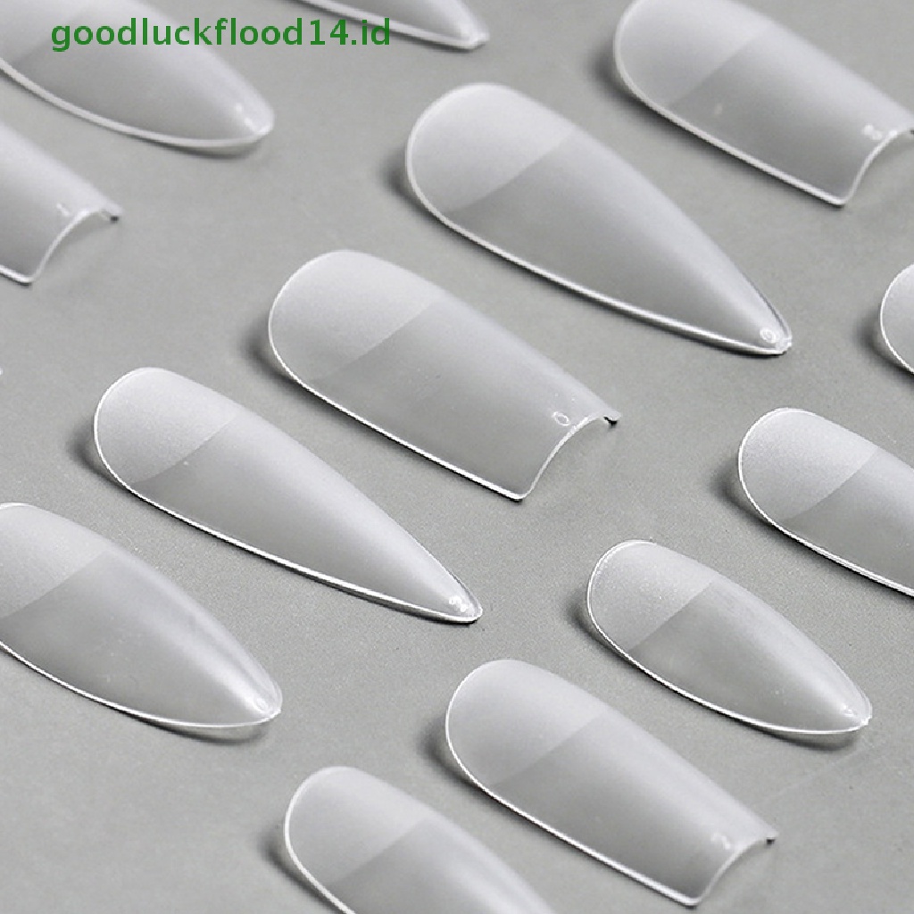 [GOOGFOUR] 240pcs Gel X Kuku Palsu Tip Press on Extension Acrylic Full Cover Fake Nail [TOP]