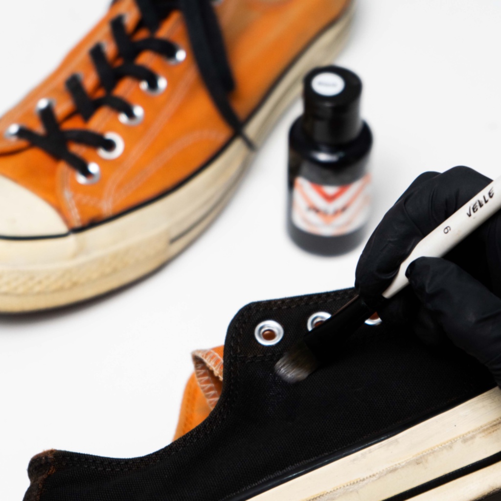 Velle CS - cat sepatu kanvas repaint tas topi kain