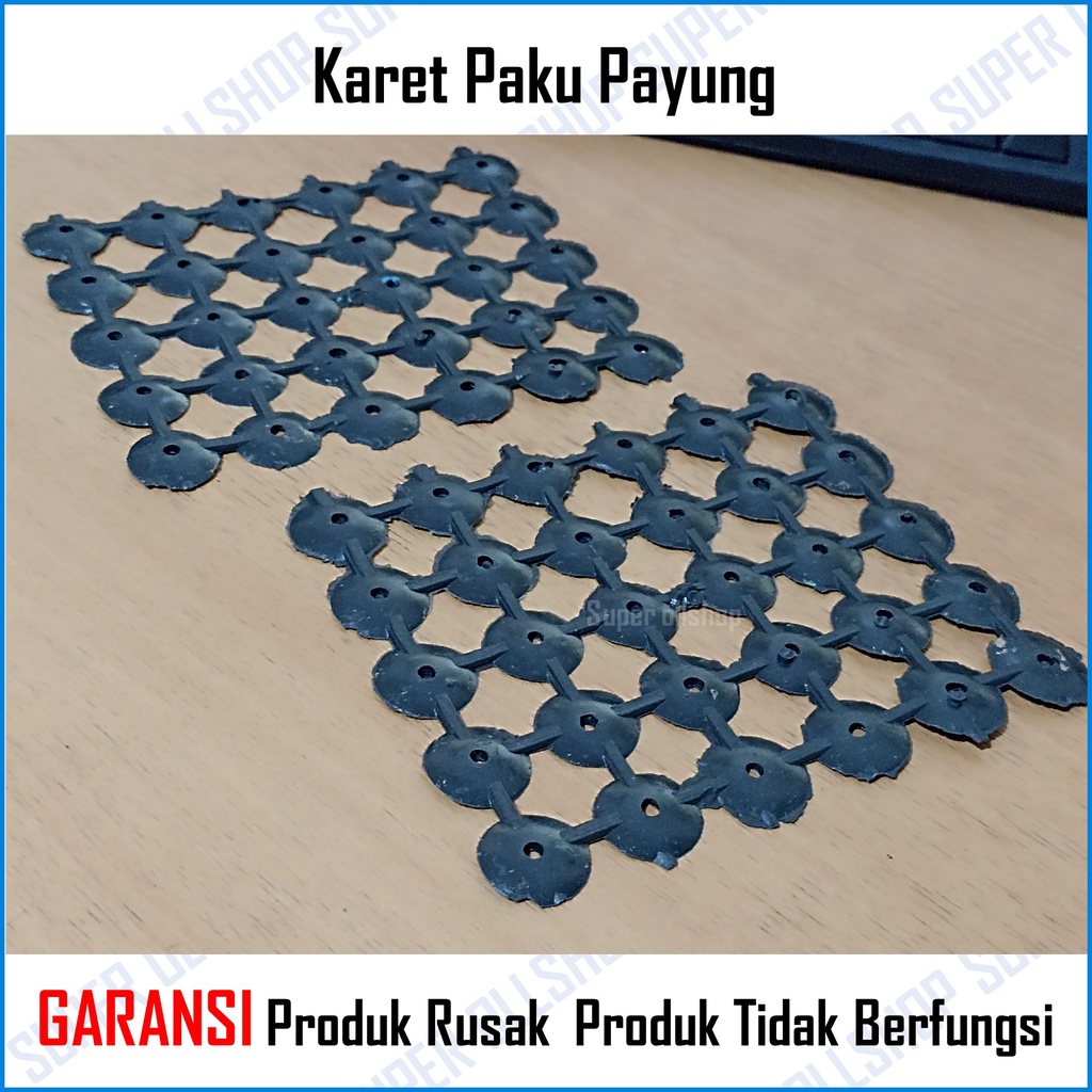 Karet Paku Payung Karet Pelapis Paku Esbes / Karet Paku Seng Asbes Hitam Termurah