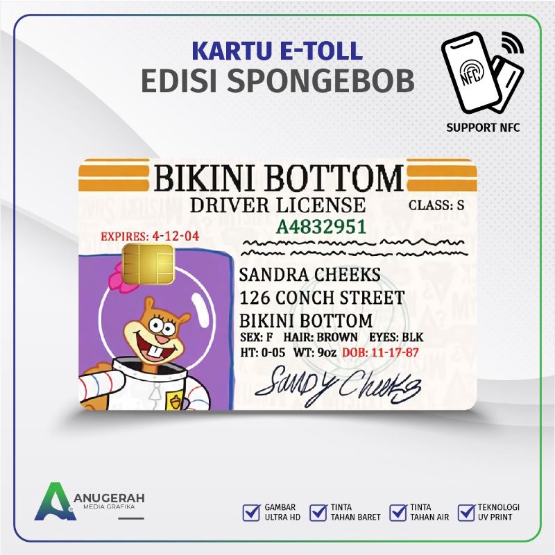 Kartu Flazz BCA Gen 2 E-money Mandiri Driver License