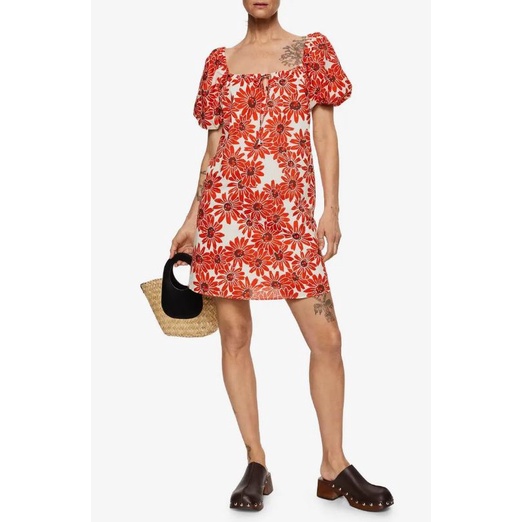 Mg printed cotton flora dress